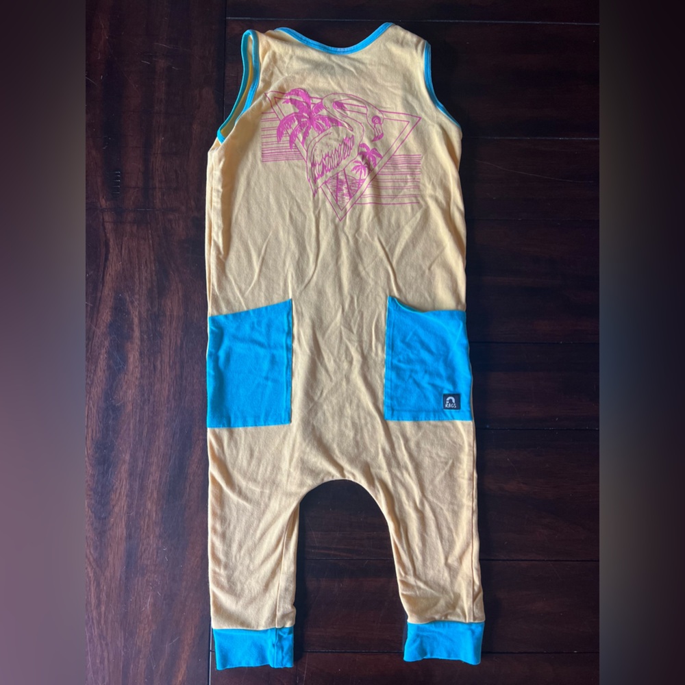 RAGS - Flamingo Romper- 5/6